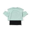 シューラルー /キッズ(SHOO・LA・RUE/Kids)の【110-140cm/2点セット】肩スリットTシャツ+インナーキャミセット2