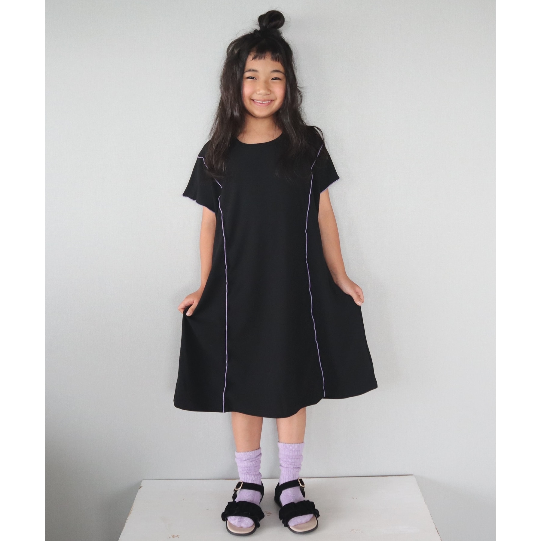 シューラルー /キッズ(SHOO・LA・RUE/Kids)の【110-140cm】メロー使いカットジョーゼットワンピース14