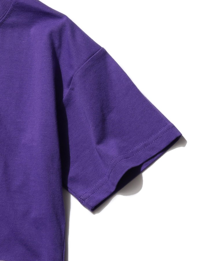 シューラルー /キッズ(SHOO・LA・RUE/Kids)の【110-140cm】裾レイヤード衿ロゴ半袖Tシャツ4