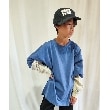 シューラルー /キッズ(SHOO・LA・RUE/Kids)の【110-140cm】袖ワッフルレイヤードロンT15