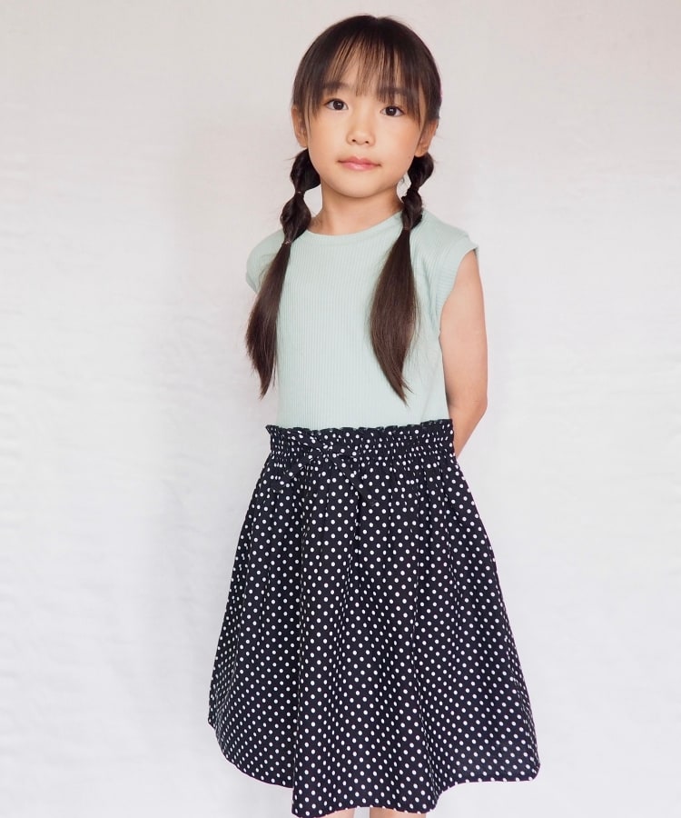 シューラルー /キッズ(SHOO・LA・RUE/Kids)の【110-140cm】リブドッキングドットワンピース10