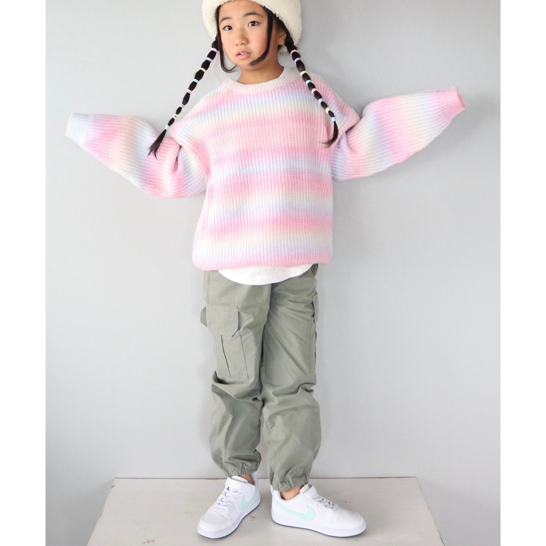 シューラルー /キッズ(SHOO・LA・RUE/Kids)の【110-140cm】グラデーションニットプルオーバー10