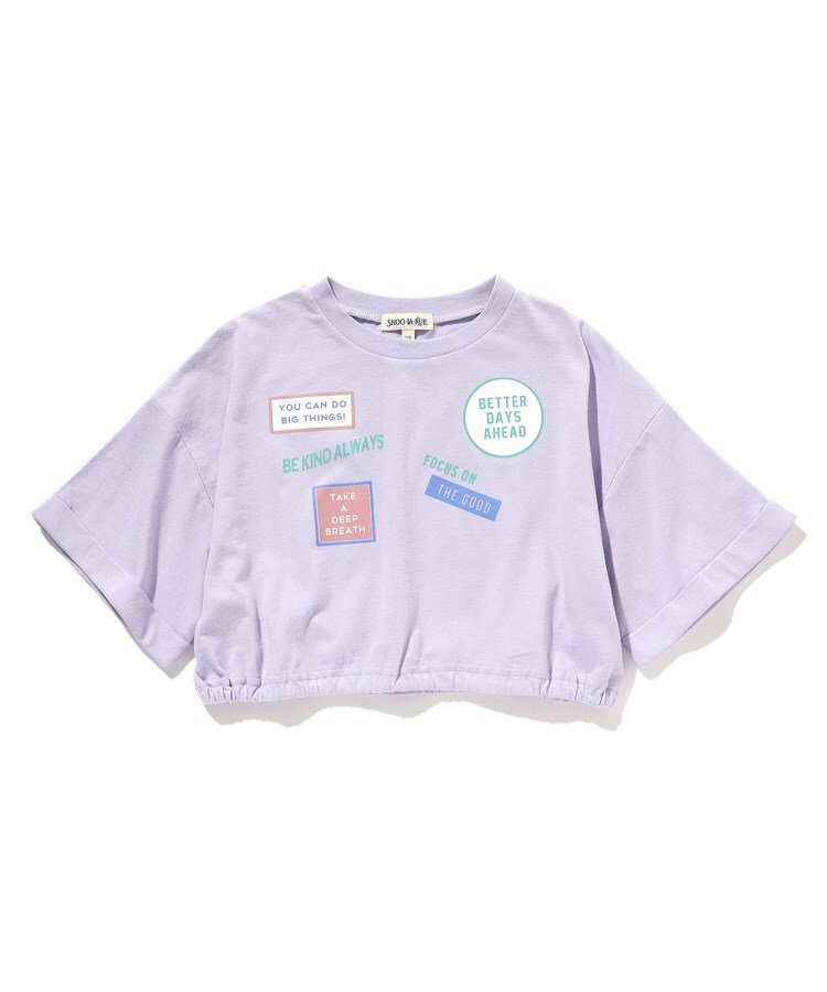 シューラルー /キッズ(SHOO・LA・RUE/Kids)の【110-140cm】ショート丈ワッペンTシャツ1