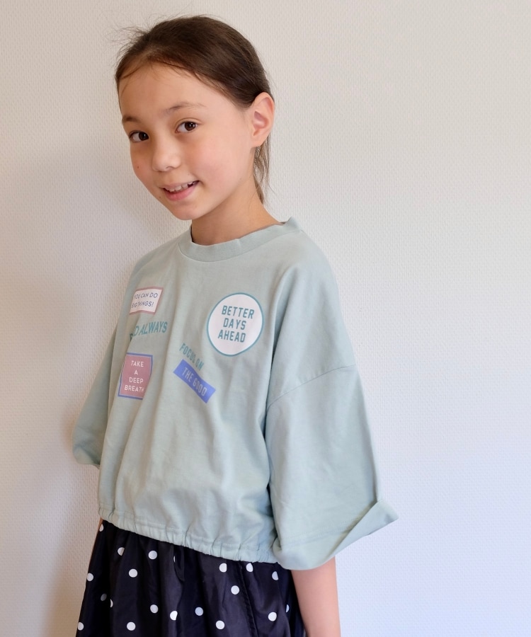 シューラルー /キッズ(SHOO・LA・RUE/Kids)の【110-140cm】ショート丈ワッペンTシャツ8