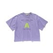 シューラルー /キッズ(SHOO・LA・RUE/Kids)の【110-140cm/接触冷感】五分袖BIGプリントTシャツ ロイヤルパープル(082)