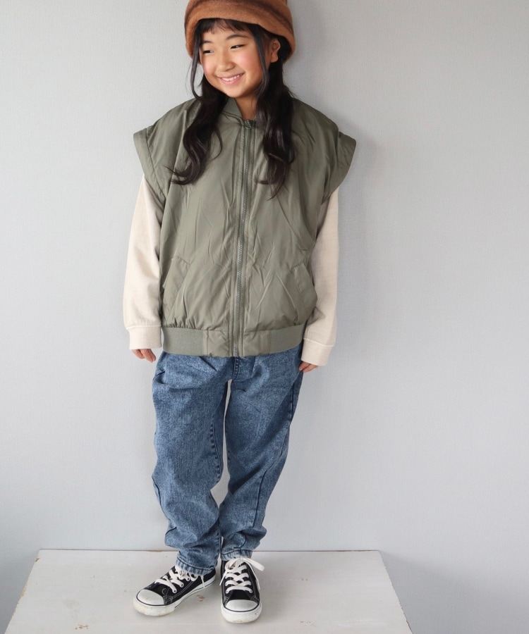 シューラルー /キッズ(SHOO・LA・RUE/Kids)の【110-140cm】袖取り外し2WAY MA－1ジャケット16