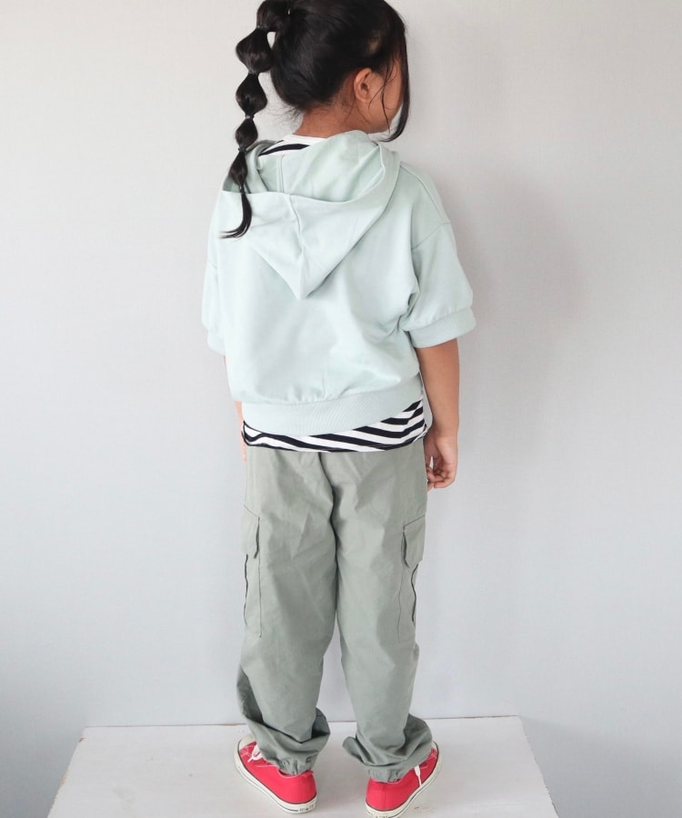 シューラルー /キッズ(SHOO・LA・RUE/Kids)の【110-140cm】綿ナイロン10分丈カーゴパンツ13