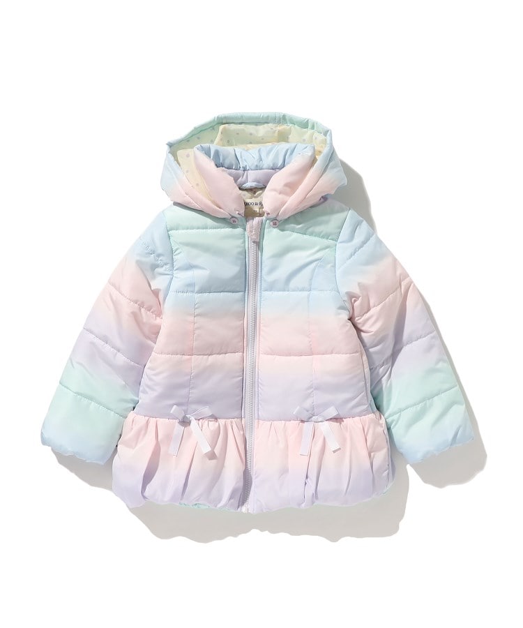 シューラルー /キッズ(SHOO・LA・RUE/Kids)の【110-140cm/撥水】GIRLS中綿2WAYブルゾン ライトパープル(581)