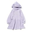 シューラルー /キッズ(SHOO・LA・RUE/Kids)の【110-140cm】裏毛耳つきフードワンピース ライトパープル(081)