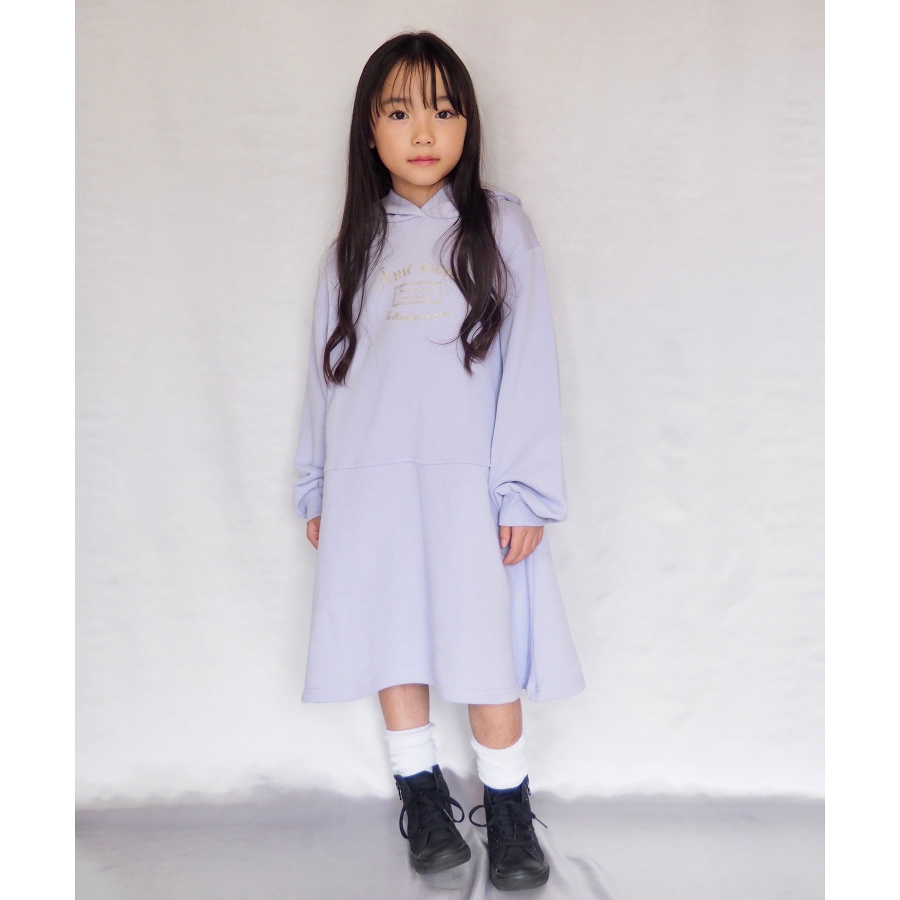 シューラルー /キッズ(SHOO・LA・RUE/Kids)の【110-140cm】裏毛耳つきフードワンピース11