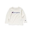 シューラルー /キッズ(SHOO・LA・RUE/Kids)の【Champion】ロゴプリントロンT アイボリー(004)