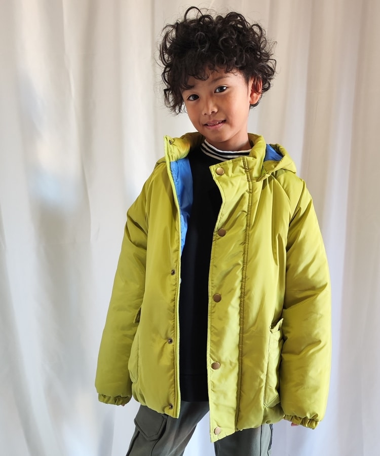 シューラルー /キッズ(SHOO・LA・RUE/Kids)の【110-140cm/撥水】中綿フード2WAYブルゾン15