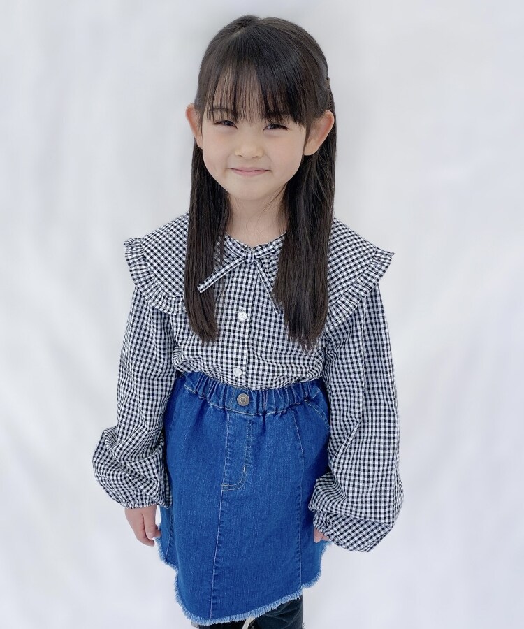 シューラルー /キッズ(SHOO・LA・RUE/Kids)の【110-140cm】軽量デニム台形スカート9