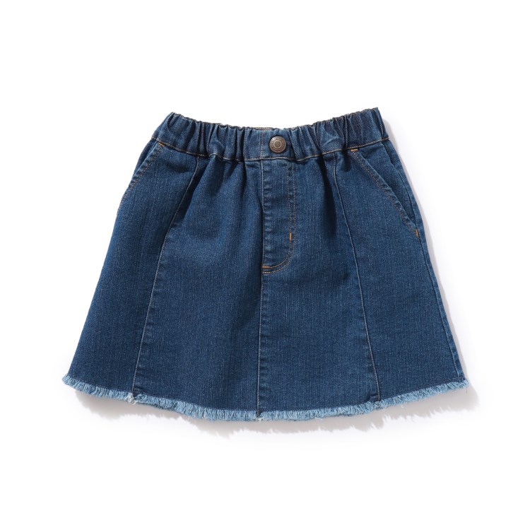 シューラルー /キッズ(SHOO・LA・RUE/Kids)の【110-140cm】軽量デニム台形スカート
