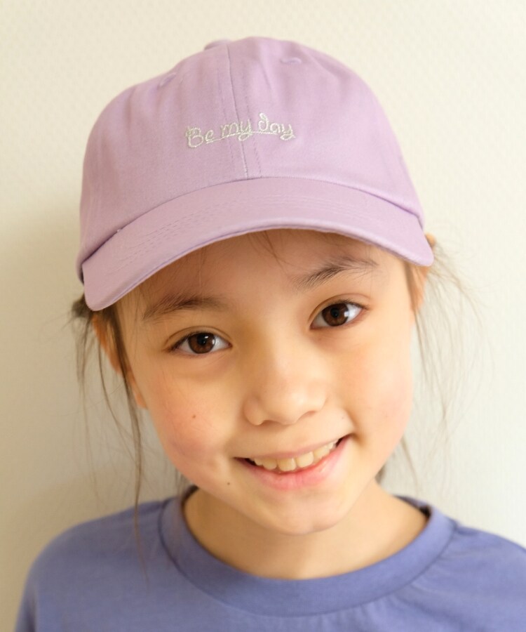 シューラルー /キッズ(SHOO・LA・RUE/Kids)のツイルバック柄リボンCAP12