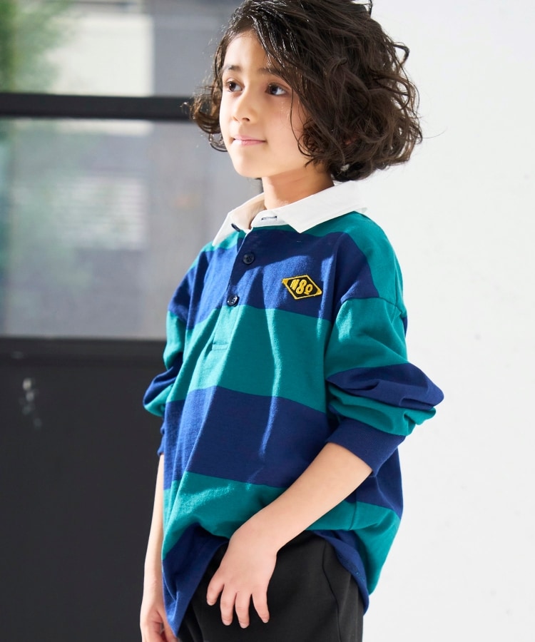 シューラルー /キッズ(SHOO・LA・RUE/Kids)の【110-140cm】太ボーダーラガーシャツ10