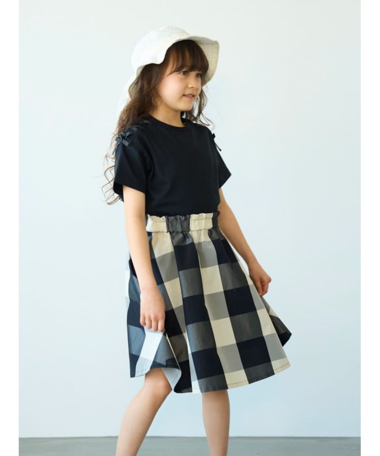 シューラルー /キッズ(SHOO・LA・RUE/Kids)の【110-140cm/吸水速乾】CVC肩レースアップTシャツ12