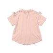 シューラルー /キッズ(SHOO・LA・RUE/Kids)の【110-140cm/吸水速乾】CVC肩レースアップTシャツ1