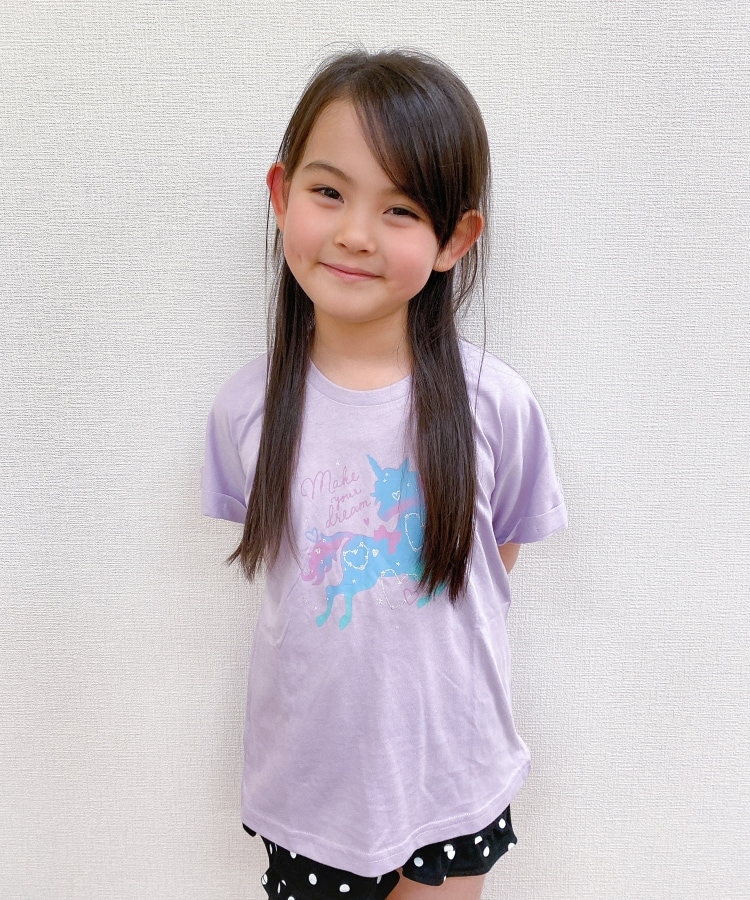 シューラルー /キッズ(SHOO・LA・RUE/Kids)の【110-140cm/接触冷感】GIRLアソートTシャツ11