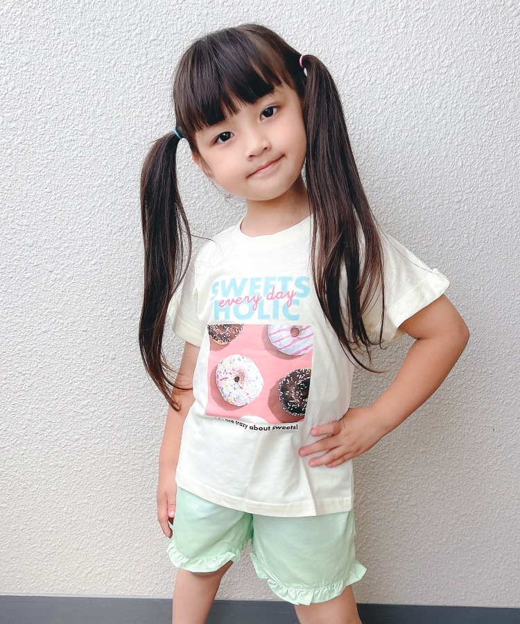 シューラルー /キッズ(SHOO・LA・RUE/Kids)の【110-140cm/接触冷感】GIRLアソートTシャツ13