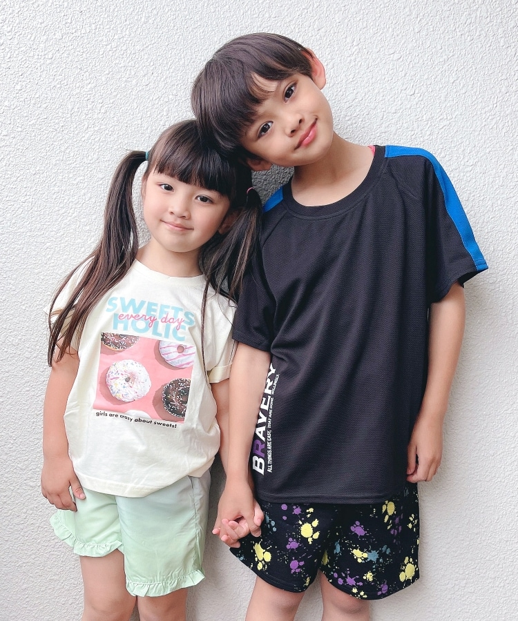 シューラルー /キッズ(SHOO・LA・RUE/Kids)の【110-140cm/接触冷感】GIRLアソートTシャツ12