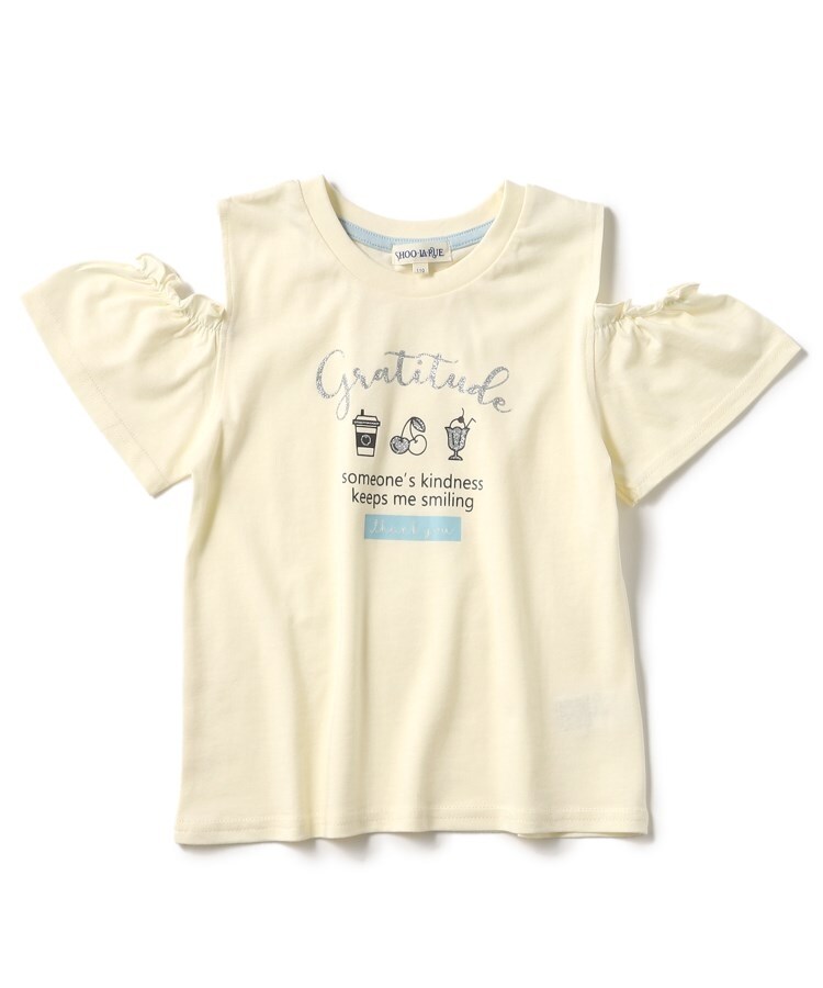 シューラルー /キッズ(SHOO・LA・RUE/Kids)の【110-140cm/接触冷感】肩開きデザインTシャツ11