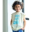 シューラルー /キッズ(SHOO・LA・RUE/Kids)の【110-140cm/接触冷感】ネオンロゴタンクトップ アイボリー(004)