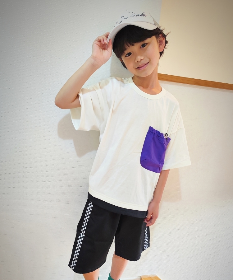 シューラルー /キッズ(SHOO・LA・RUE/Kids)の【110-140cm】サイドライン使いハーフパンツ10