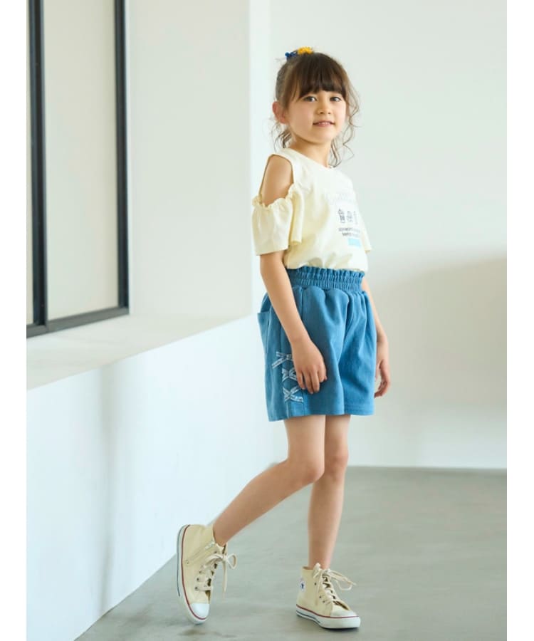 シューラルー /キッズ(SHOO・LA・RUE/Kids)の【110-140cm】サイドレースアップショートパンツ19