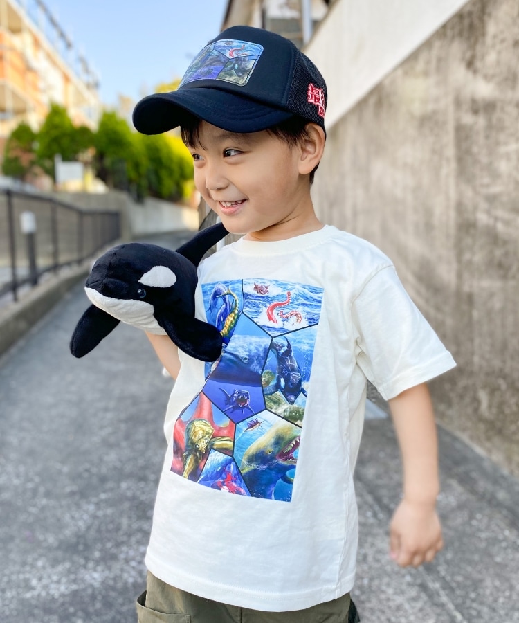 HUNTING WORLD ポケット付き tシャツ カーキ 厚手