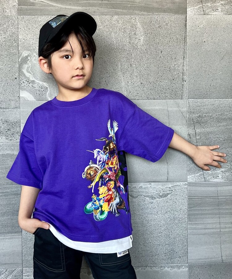 シューラルー /キッズ(SHOO・LA・RUE/Kids)の【最強王図鑑×SHOO・LA・RUE】裾レイヤードTシャツ18