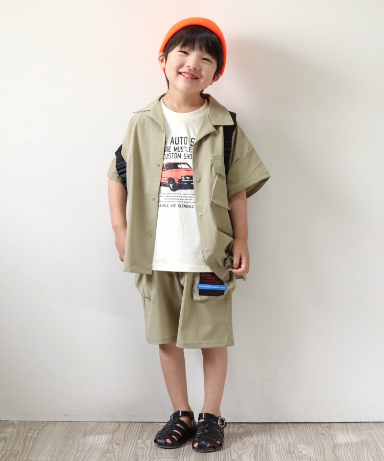 シューラルー /キッズ(SHOO・LA・RUE/Kids)の【110-140cm/速乾】開襟半袖シャツ11