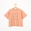シューラルー /キッズ(SHOO・LA・RUE/Kids)の【110-140cm/リンク】BIGシルエット プリントTシャツ オレンジ(967)