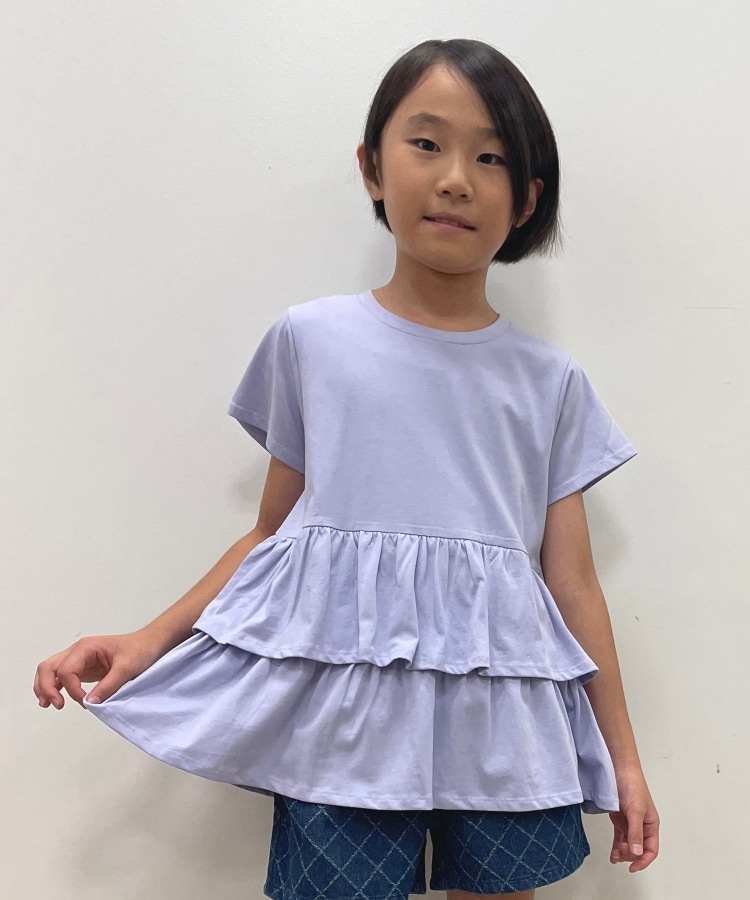 110-140cm】半袖ティアードチュニック(チュニック) | SHOO・LA 110-140cm】半袖ティアードチュニック(チュニック) | SHOO・LA
