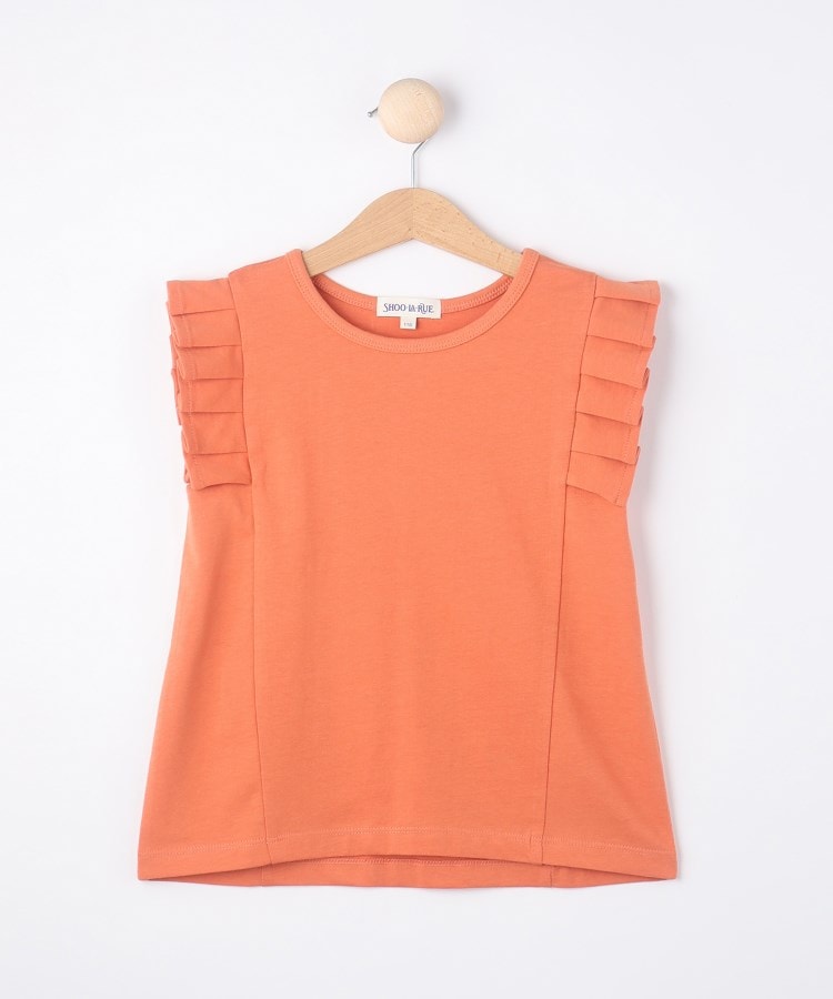 110-140cm】袖タックデザイントップス(カットソー) | SHOO・LA 110-140cm】袖タックデザイントップス(カットソー) | SHOO・LA