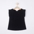 シューラルー /キッズ(SHOO・LA・RUE/Kids)の【110-140cm】袖タックデザイントップス ブラック(019)