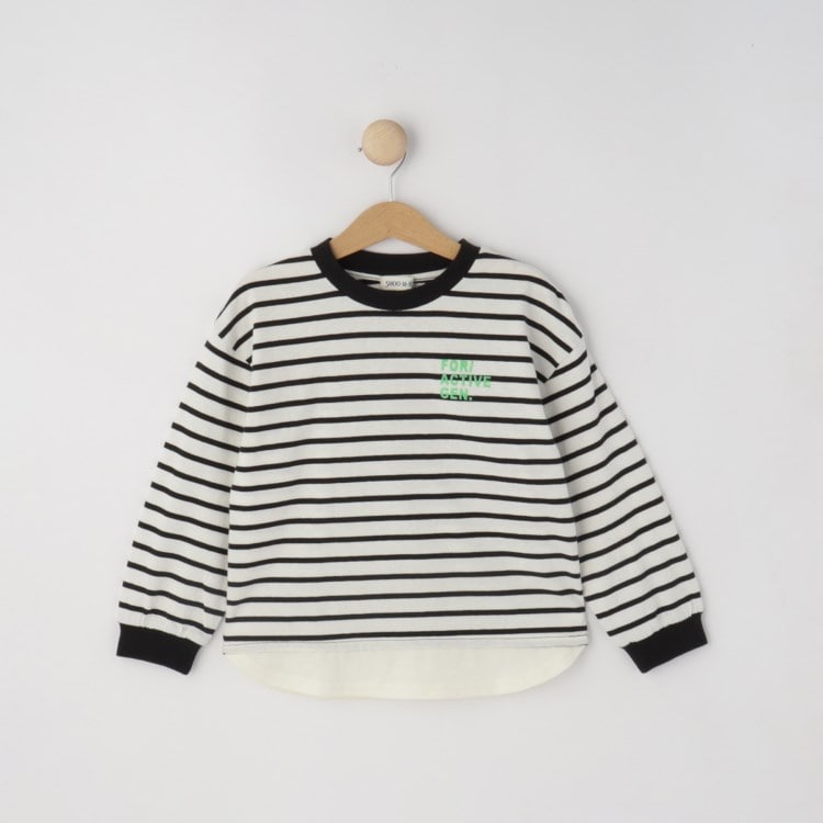 シューラルー /キッズ(SHOO・LA・RUE/Kids)の【110-140cm】裾レイヤードワンポイントロンT Ｔシャツ