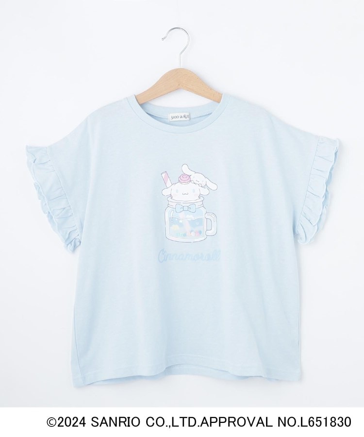 シューラルー /キッズ(SHOO・LA・RUE/Kids)の【サンリオキャラクターズ】フリル袖モチーフTシャツ1