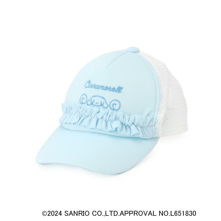 サンリオキャラクターズ】フリル刺繍メッシュCAP（キャップ