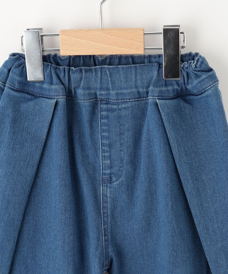 110-140cm/男女兼用】ストレッチデニムタックパンツ（デニム