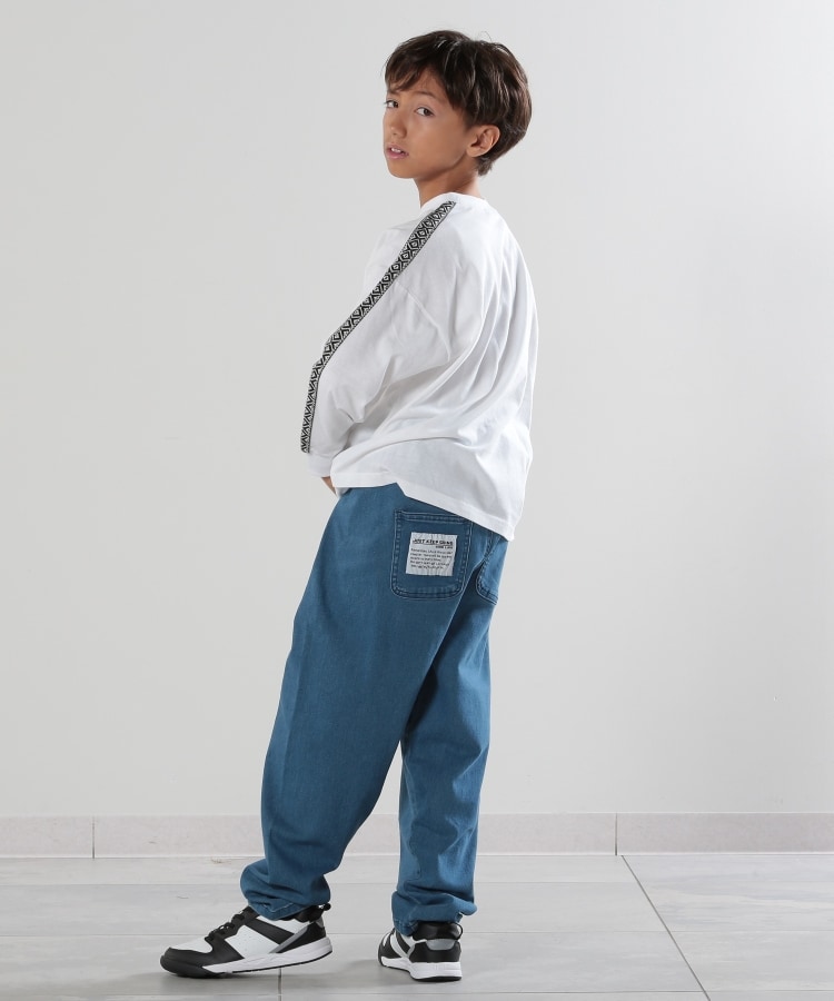 110-140cm/男女兼用】ストレッチデニムタックパンツ(デニム 110-140cm/男女兼用】ストレッチデニムタックパンツ(デニム