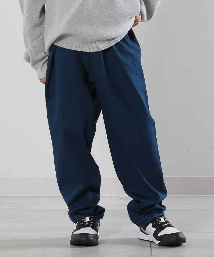 110-140cm/男女兼用】ストレッチデニムタックパンツ(デニム 110-140cm/男女兼用】ストレッチデニムタックパンツ(デニム