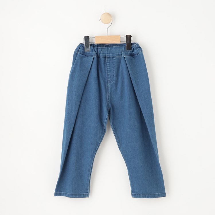 シューラルー /キッズ(SHOO・LA・RUE/Kids)の【110-140cm/男女兼用】ストレッチデニムタックパンツ デニムパンツ