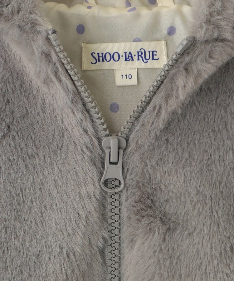 シューラルー /キッズ(SHOO・LA・RUE/Kids)の【110-140cm】フェイクファー耳付きパーカ9