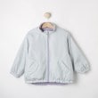 シューラルー /キッズ(SHOO・LA・RUE/Kids)の【洗える/110-140cm/撥水】リバーシブル フリースブルゾン サックスブルー(090)
