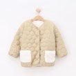 シューラルー /キッズ(SHOO・LA・RUE/Kids)の【110-140cm/撥水】キルト×エコファーリバーシブルジャケット7