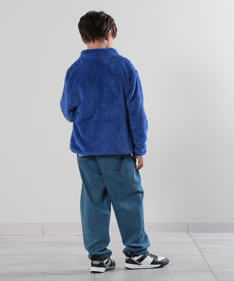 110-140cm/洗える/男女兼用】さらりと羽織れる パイピング ボア 110-140cm/洗える/男女兼用】さらりと羽織れる パイピング ボア