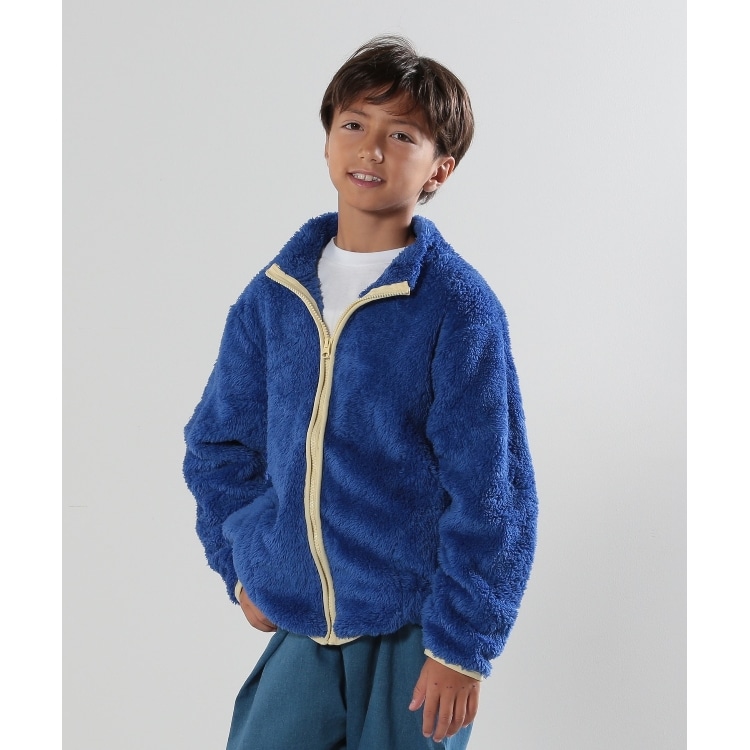 110-140cm/洗える/男女兼用】さらりと羽織れる パイピング ボア 110-140cm/洗える/男女兼用】さらりと羽織れる パイピング ボア