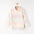 シューラルー /キッズ(SHOO・LA・RUE/Kids)の【110-140cm/洗える/男女兼用】さらりと羽織れる パイピング ボアブルゾン ラベンダー(580)