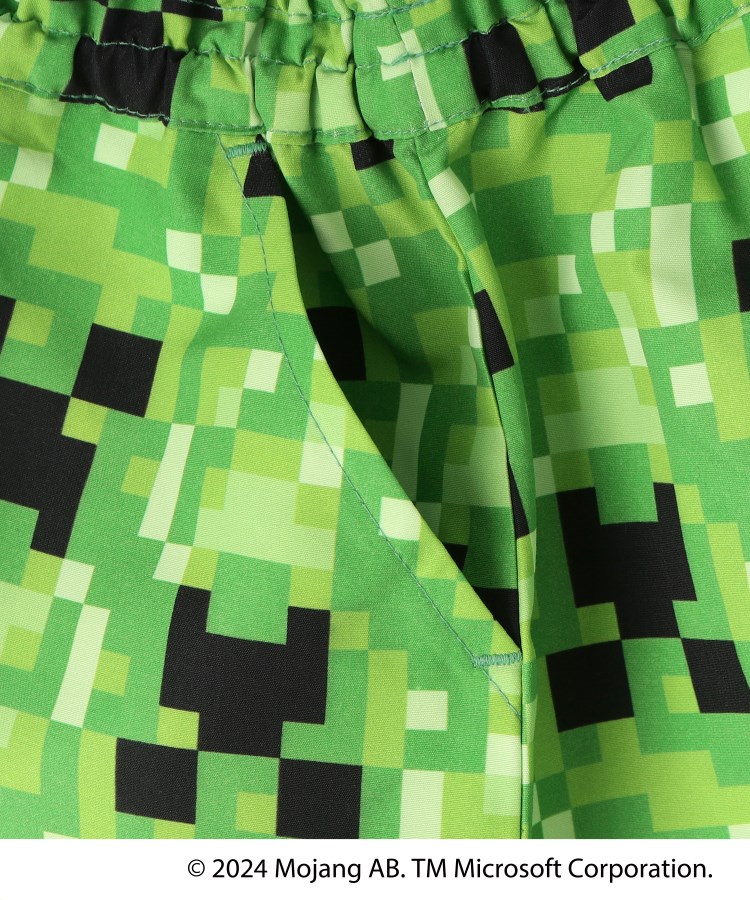 マインクラフト】【吸水速乾】総柄ハーフパンツ(ハーフパンツ マインクラフト】【吸水速乾】総柄ハーフパンツ(ハーフパンツ